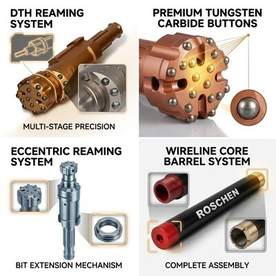 qualité Les embouts de bouton DTH faits sur commande d'OEM ont forgé la conception adaptée aux besoins du client par visage de profil de carbure d'acier allié pour le forage vers le bas du trou usine