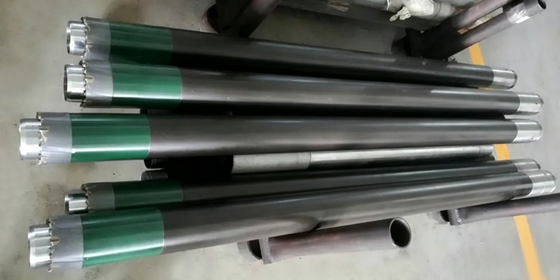 Qualité T6-101 Baril de noyau à trois tubes avec revêtement en plastique pour l'exploitation minière de surface et le forage géotechnique usine